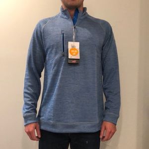 Puma Power Warm Quarter Zip Lapis Blue - Quarry